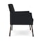 Lesro Mystic Lounge Reception Guest Chair, Bronze, MD Black Upholstery ML1101 - alternate 1